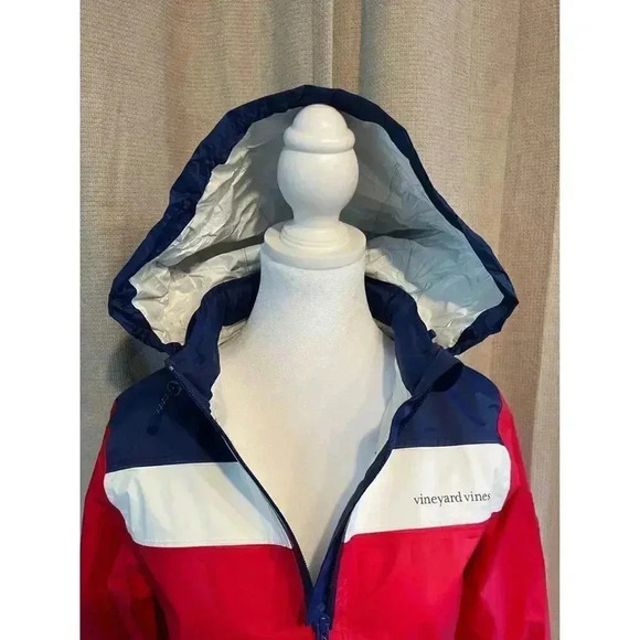 Vineyard Vines Lightweight Hooded Windbreaker Pullover Jacket Women’s Size XS - Picture 7 of 10